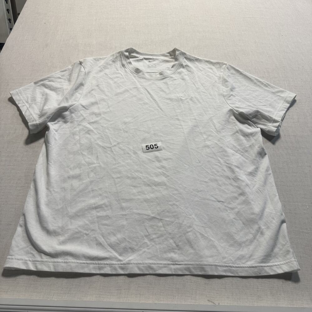 Nike Dri-fit Tee‎ Sz XL Men White Pre-owned Excellent